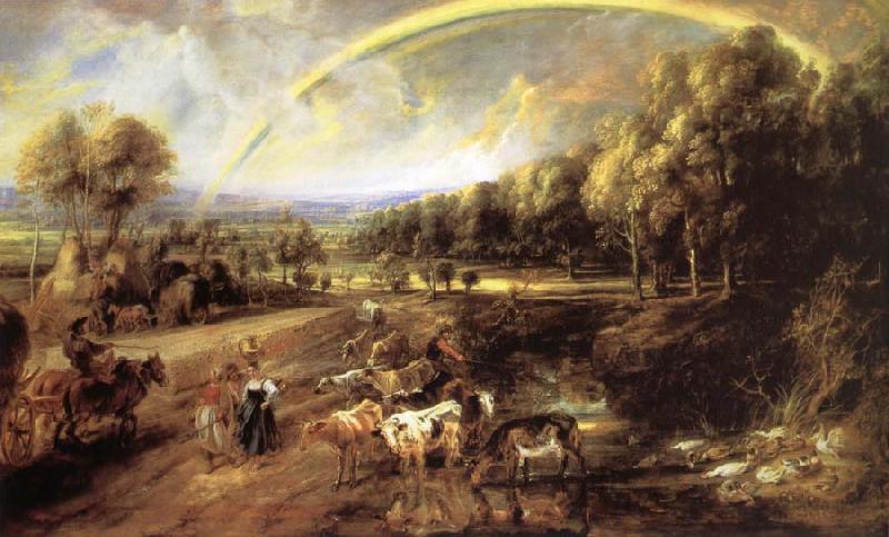 Peter Paul Rubens Landscape with Rainbow France oil painting art
